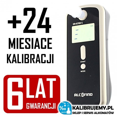 Alkomat AlcoFind DA-8700S + KALIBRACJA GRATIS