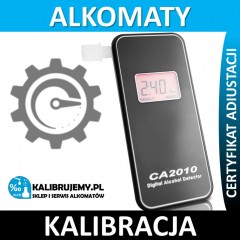 Kalibracja alkomatu CA 2010 plus świadectwo kalibracji w [24H]
