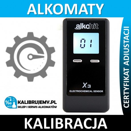 Kalibracja Alkomatu Alkohit X3 Serwis Pogwarancyjny w [24H]