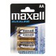 Baterie Alkaliczne MAXELL LR06/AA 4 SZT
