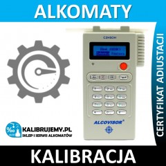 Kalibracja alkomatu Alcovisor BAC-100
