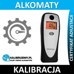 Kalibracja alkomatu SENCOR SCA BA01V2 plus świadectwo kalibracji w [24H]