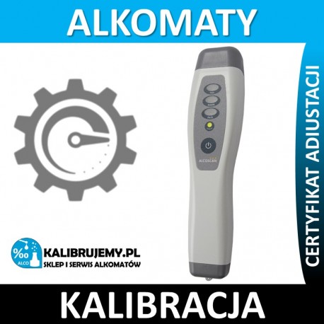 ACS A-Scan Kalibracja alkomatu w [24H] z certyfikatem kalibracji 
