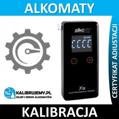 Kalibracja Alkomatu Alkohit X3 z certyfikatem kalibracji