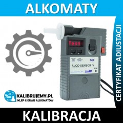 Kalibracja + Wzorcowanie  alkomatu alco-sensor IV