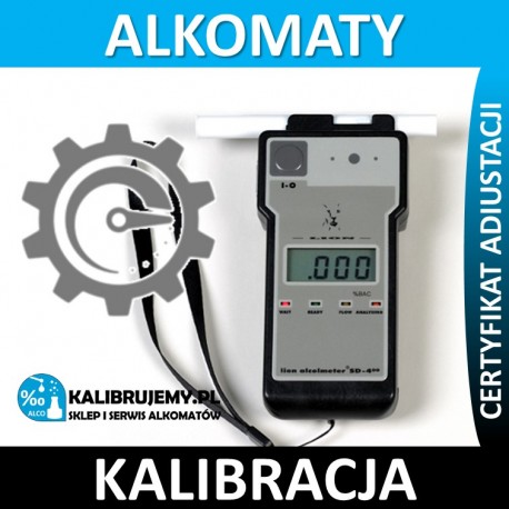 kalibracja alkomatu lion alcolmeter® SD-400 w [24H]