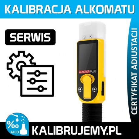 Kalibracja Alkomatu Alkotop PLUS + certyfikat kalibracji